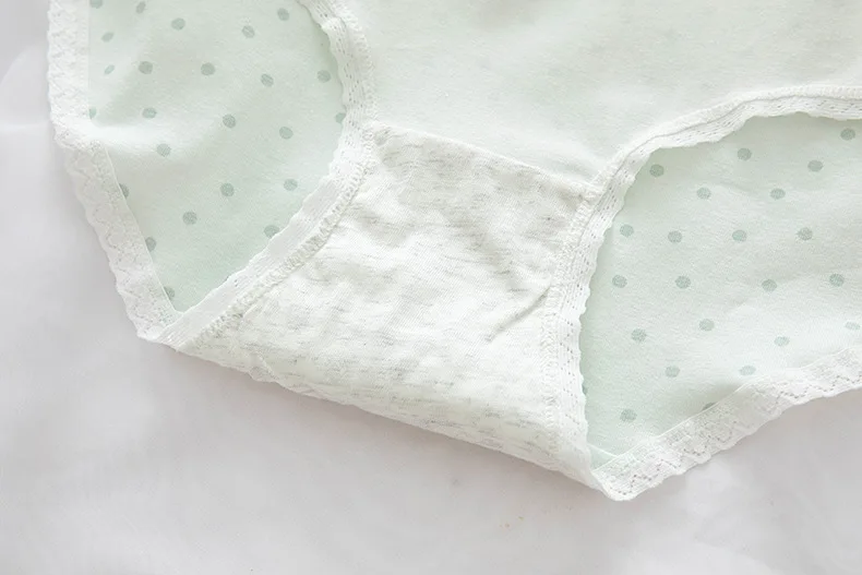 7 Pcs/Set Cotton Panties Cute Print Cherry Girls Underwear Sexy Panties Mid Waist Soft Briefs Female Shorts Underpants_voghion.com