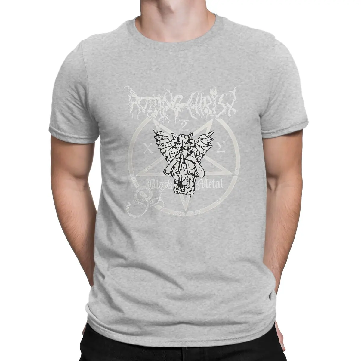 thumbnail image 1 of Camiseta con el logo de la banda, de algodón, vintage, para hombre, cuello redondo, de manga corta, para fiesta, 1 of 7