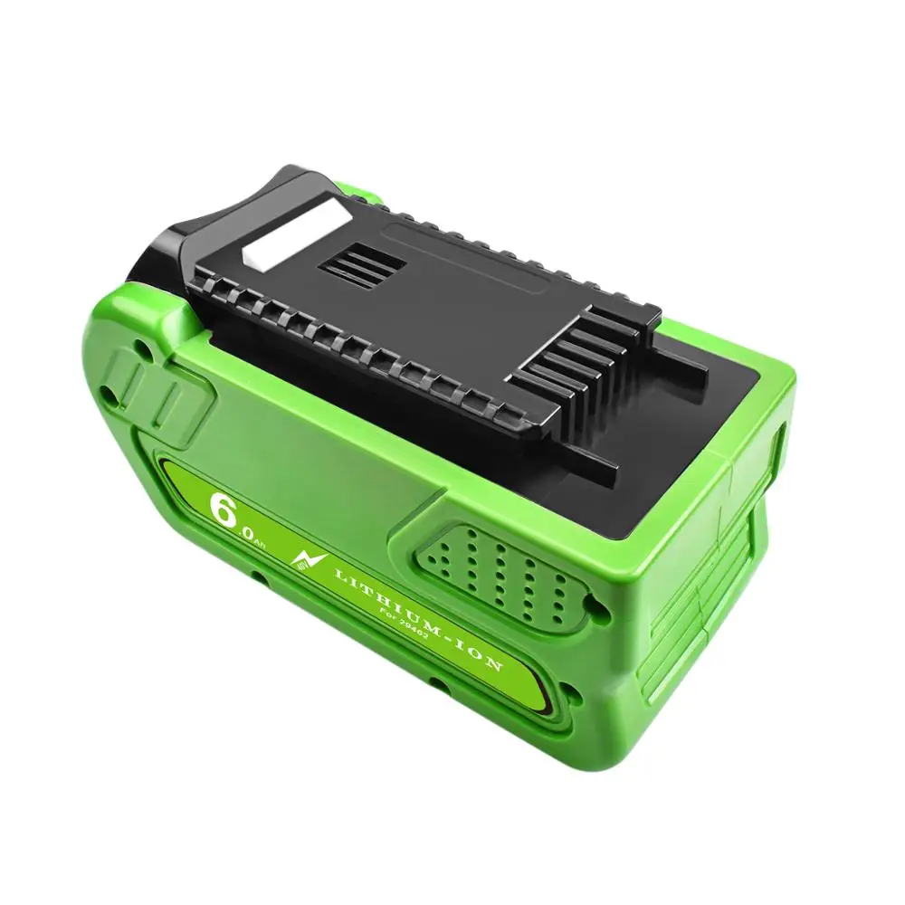 

New 2023New 2022 40V 6000mAh Rechargeable Battery For Creabest 200W GreenWorks G-MAX GMAX 29462 29472 22272 Battery 2971