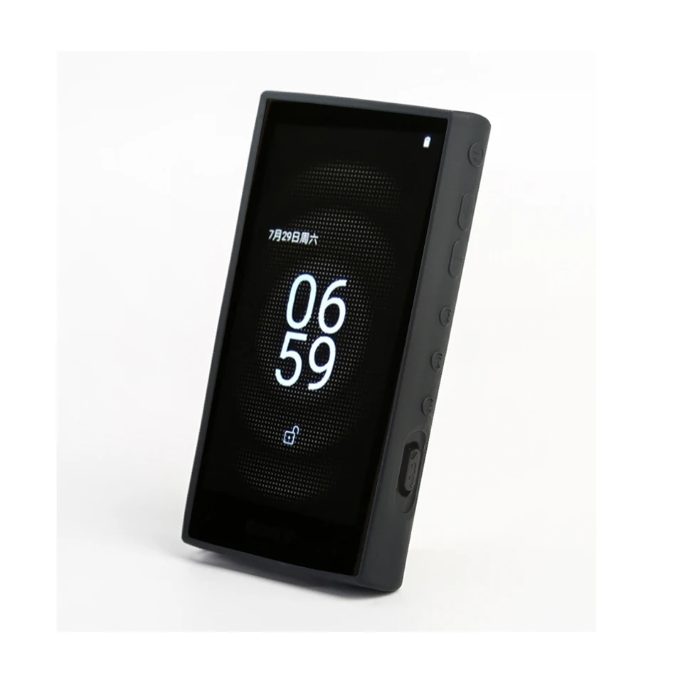 SONY ウォークマンAシリーズ NW-A306 + シリコンカバー NW-A306 NW-A307 NW-A300シリーズソフト透明保護シェルスキン