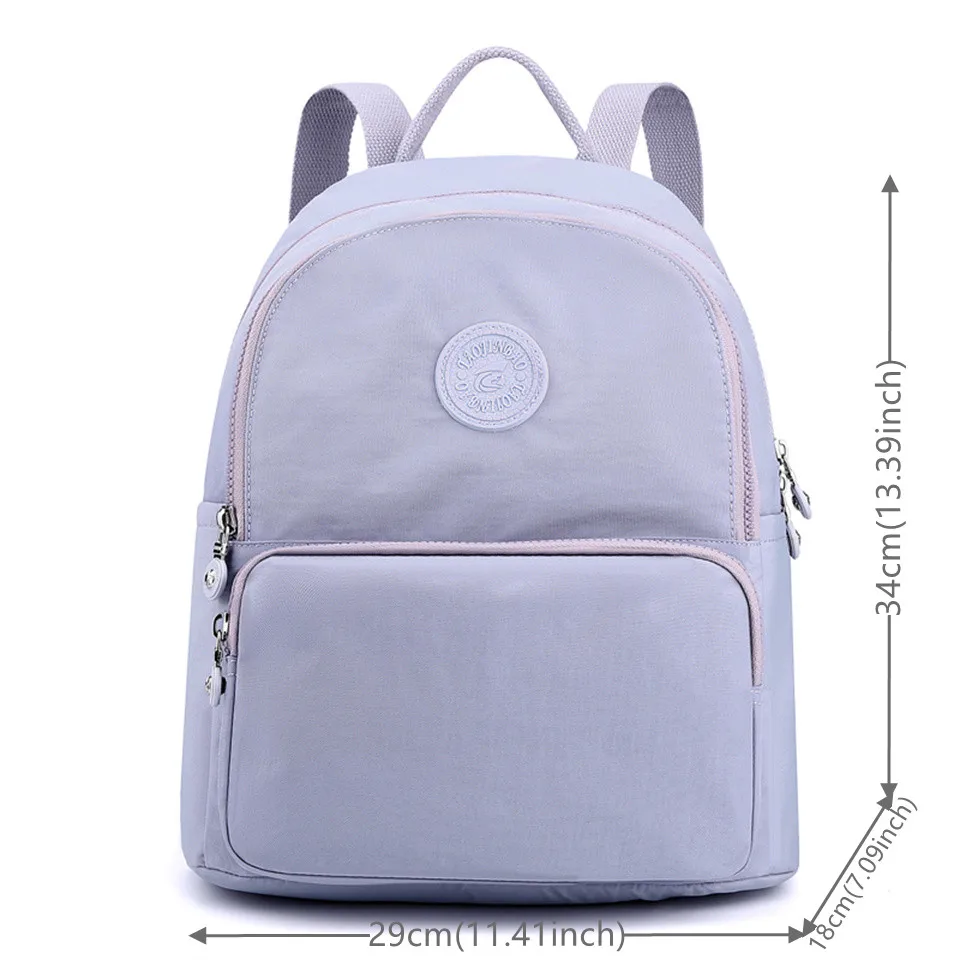 Women Backpack Multifuction Female Rucksack Casual School Bag For Teenager Girls High Nylon Shoulder Bag For Lady 5