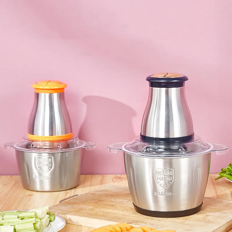 

3L Electric Meat Grinder 2 gear Fasts Food Processor Blender Food Processor Slicer Vegetable Meat Food Chopper Kitchen Tool 220V