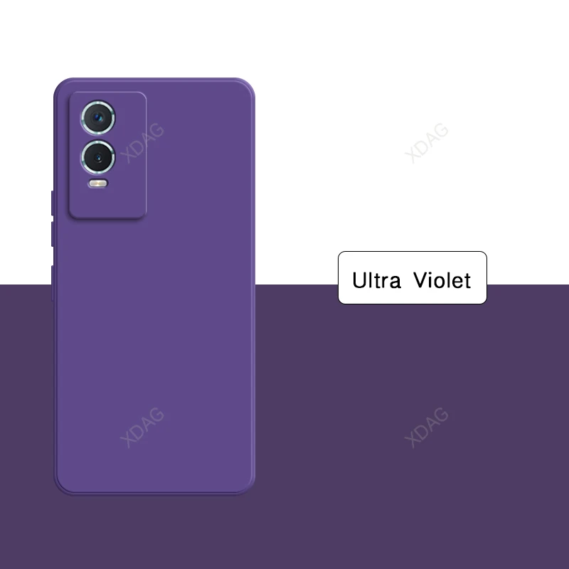 Vibrant Candy Color Soft Silicone Shockproof Phone Case