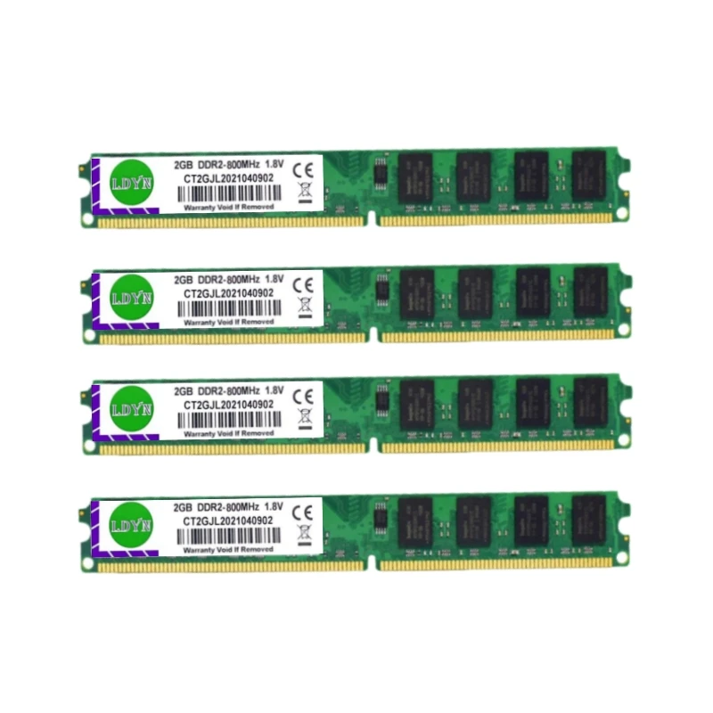DDR2 데스크탑 메모리, 800Mhz/667Mhz, 2GB 4GB RAM, PC2-6400/PC2-5300, DIMM, 240 핀, 1.8 V, ECC 없음, 4PCs