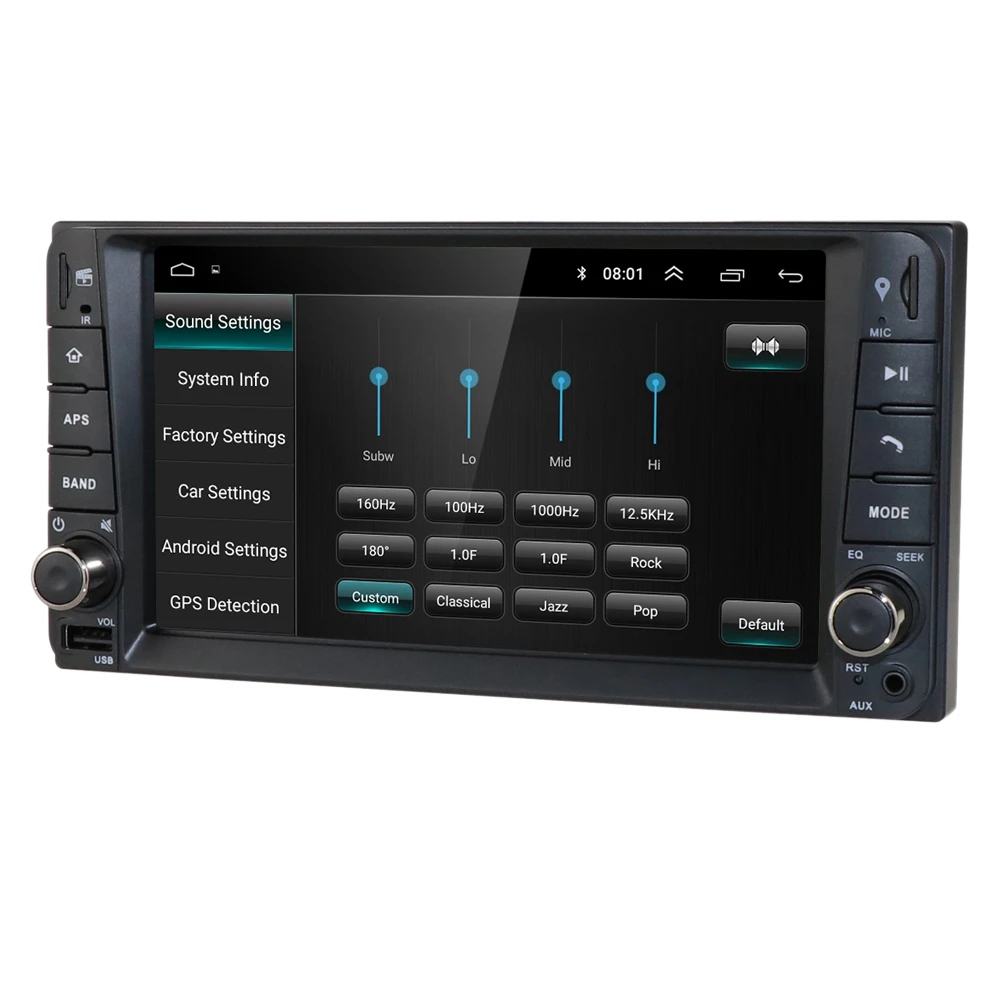 

Автомагнитола 2 Din Android 10,0 7 дюймов 1 + 16 ГБ для Toyota Corolla RAV4 Terios универсальная навигация GPS автомобильный мультимедийный плеер