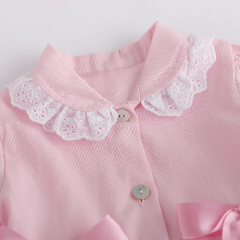 Robes De Fille 2024 Lolita Filles Espagnoles Bébé Princesse Smockée