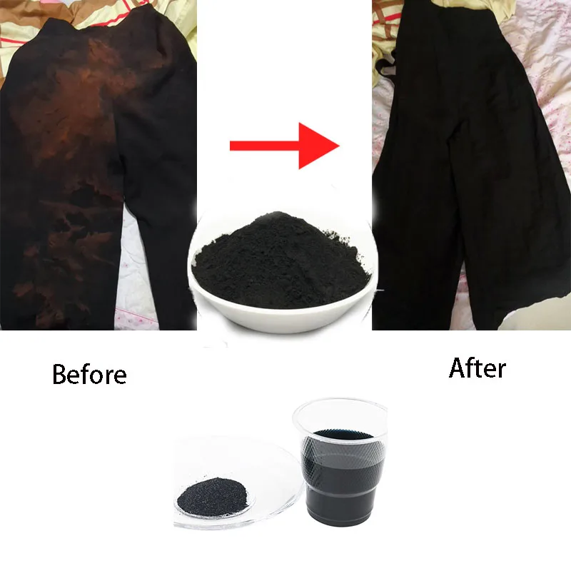 50g/100g Black Fabric Dye Clothing Refurbished Coloring Agent Cotton ...