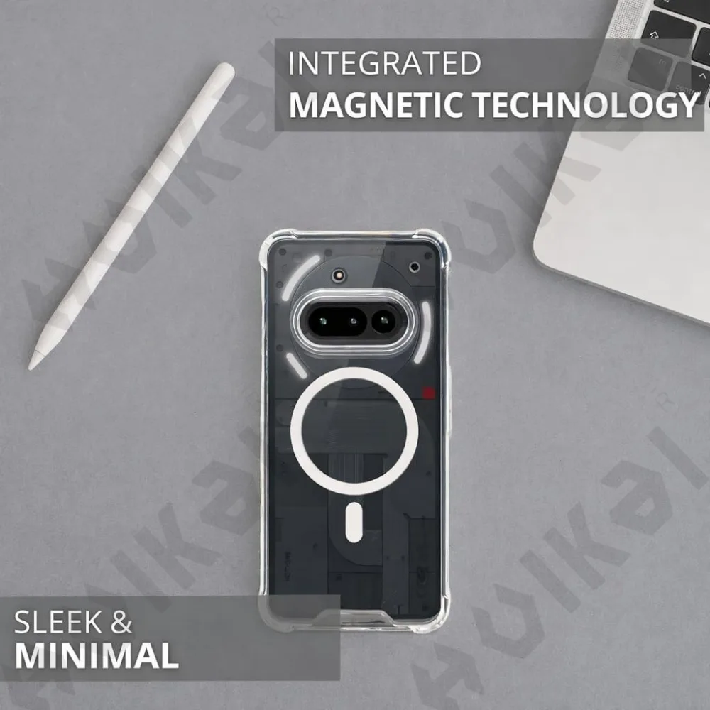 Crystal Clear Magnetic Protective Case with MagSafe - Transparent Cover