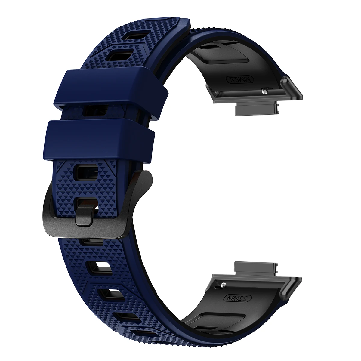 Two-Tone Breathable Silicone Sport Band - Adjustable Soft Strap Bracelet