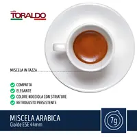 КОФЕ TORALDO |   Caffes ESE 44 |   Кофе выбранный, поджаренный и Torrefied в Италии |   Excellence of the Neapolitan Coffee (150 капсул, смесь арабики) — изображение 8