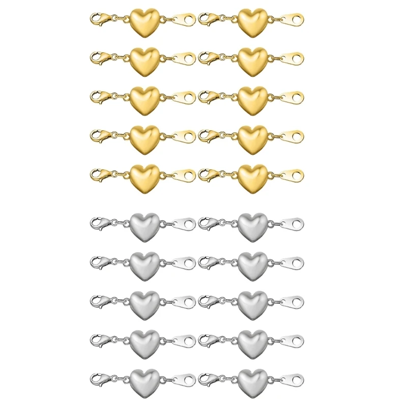 

Набор из 10 элегантных магнитных застежек для ожерелья, застежек для браслетов, ювелирных изделий