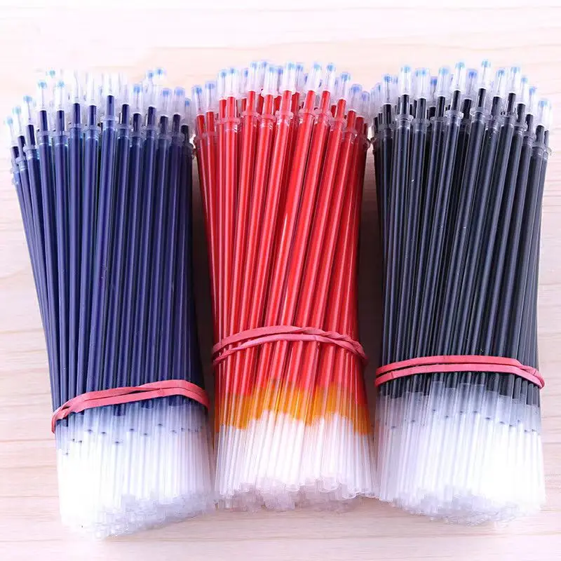 

0.5mm 20pcs/set Gel Pen Refill Office Signature Rods Red Blue Black Ink Office School Stationery Writing Supplies Handles Needle