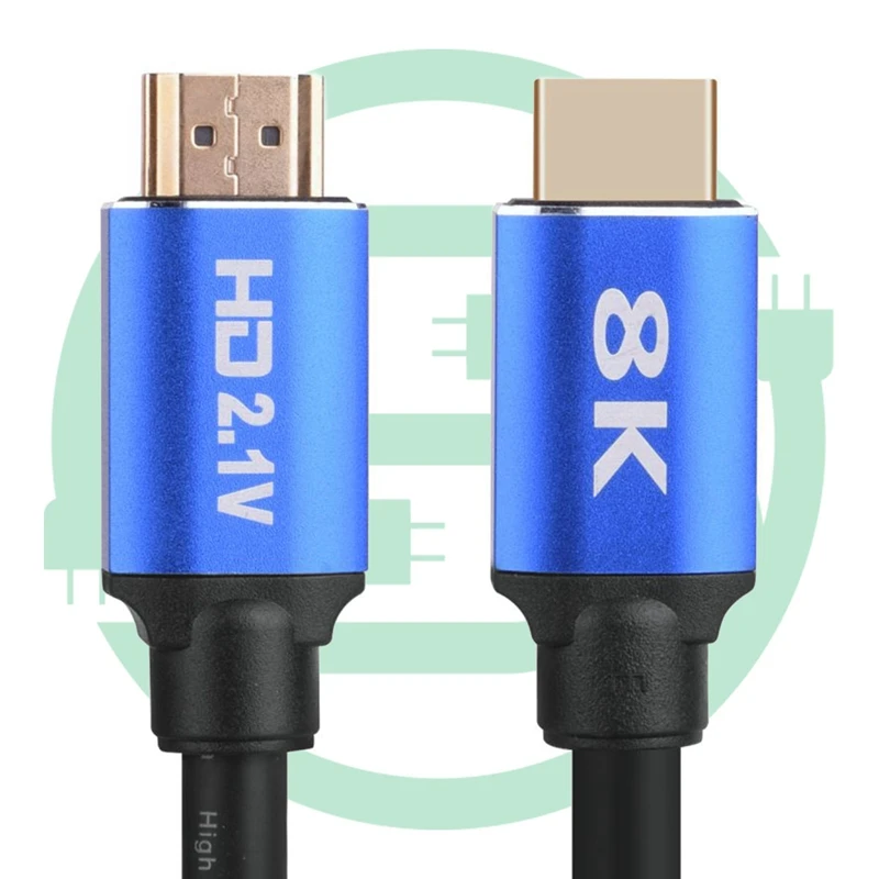 HDMI 2.1 Cable 8K 60Hz 5M 16.5ft UHD 8K High Speed HDMI 3D 48Gbps 4320P Cable