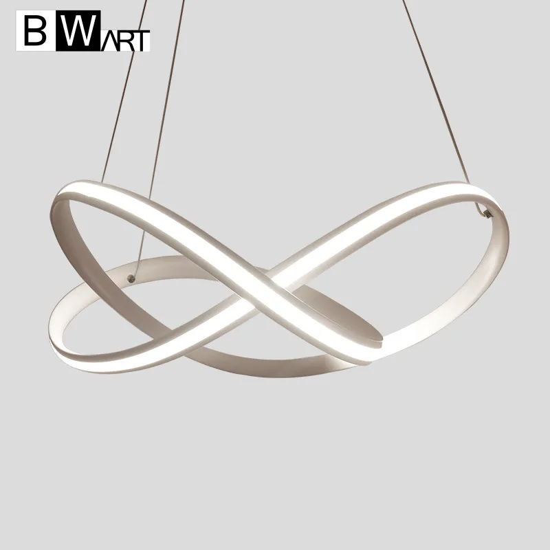 

Bбородок, белая, черная, Современная искусственная Подвесная лампа для гостиной, спальни, искусственная Подвесная лампа, классический дизайн, строительные осветительные приборы