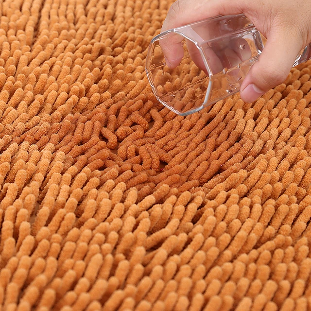 Winter  Solid  Chenille Plush Pet Mat,Cat and Dog Coop,Pet Sleep Mat,Animal Seat Cushion,Bathroom Soft Plush Absorbent Carpet 5