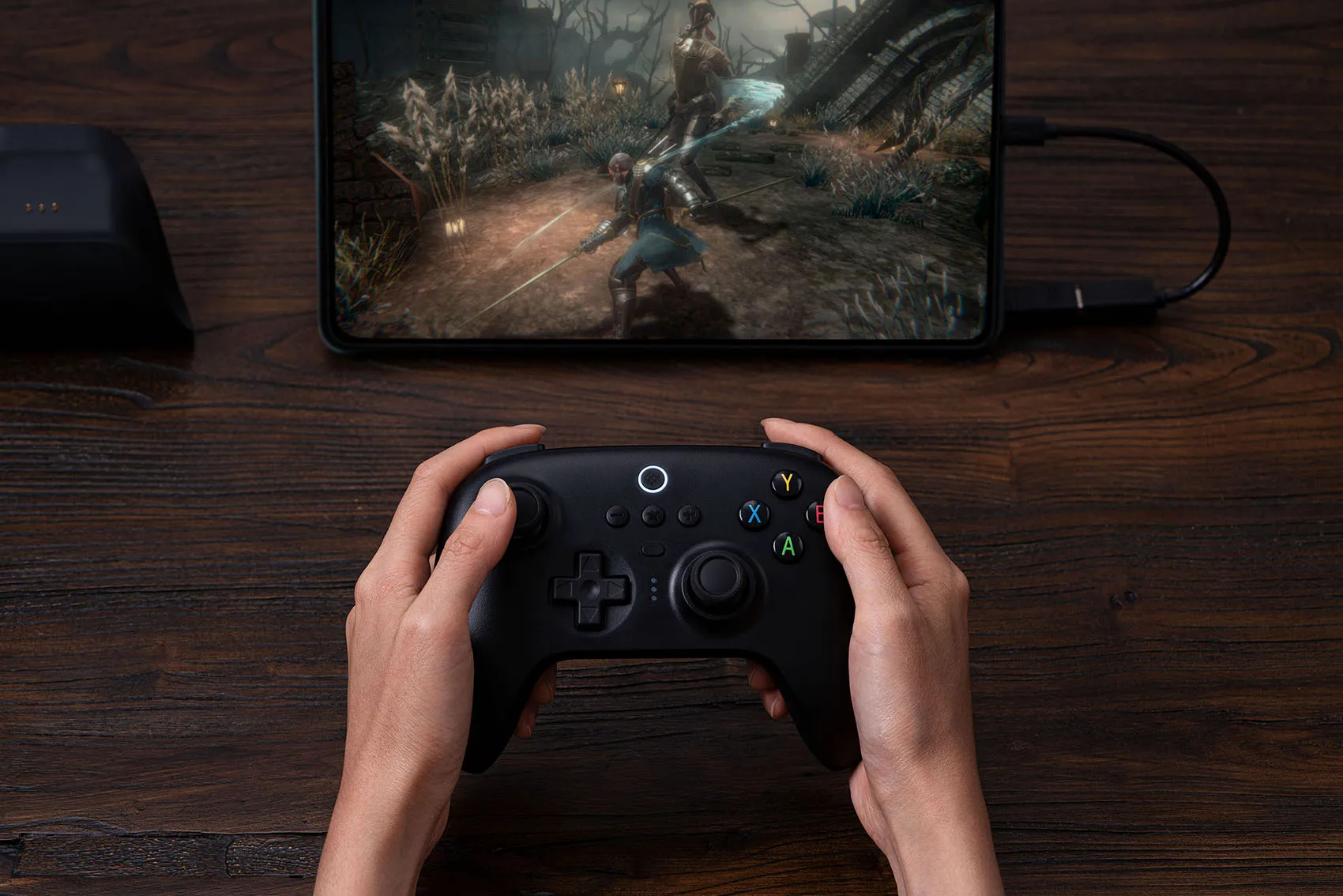 8BitDo Ultimate Wireless Controller – Xbox & PC Gamepad with Charging Dock, Hall Effect Joysticks, Long Battery Life, Ergonomic Design - Alletron