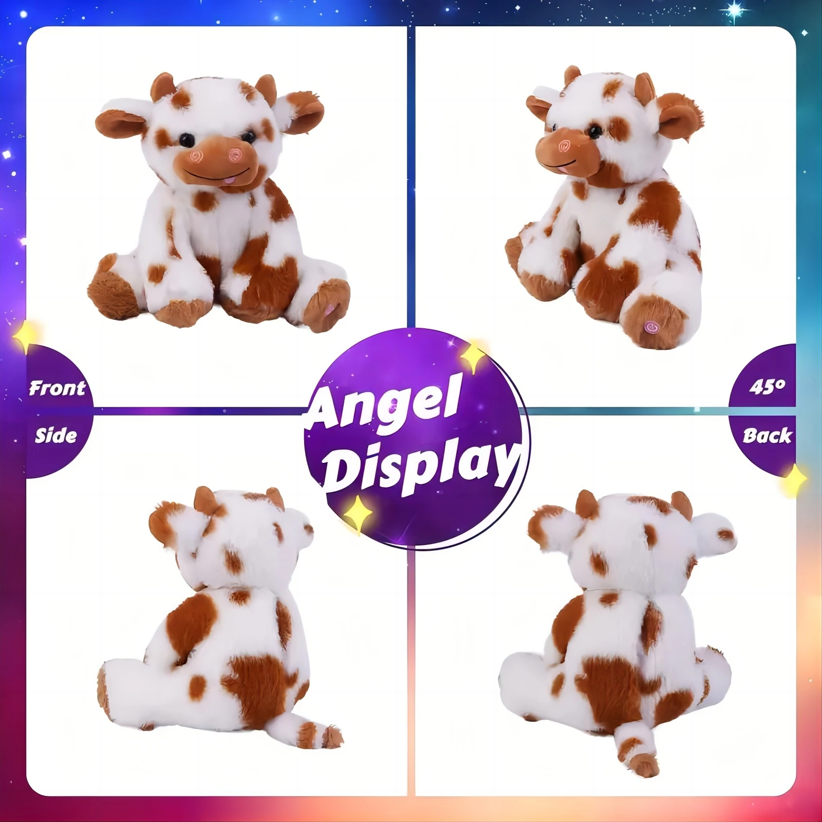 LED Light-Up Plush Cow 6