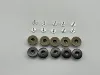 Flat surface jeans button  fress shipping 17mm button brass jeans button for jeans denim coat 1