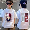 Funny Todoroki Shoto Print Children's T-shirt Summer Anime Pattern T Shirt Girls and Boys Short Sleeve Loose Shirts 1