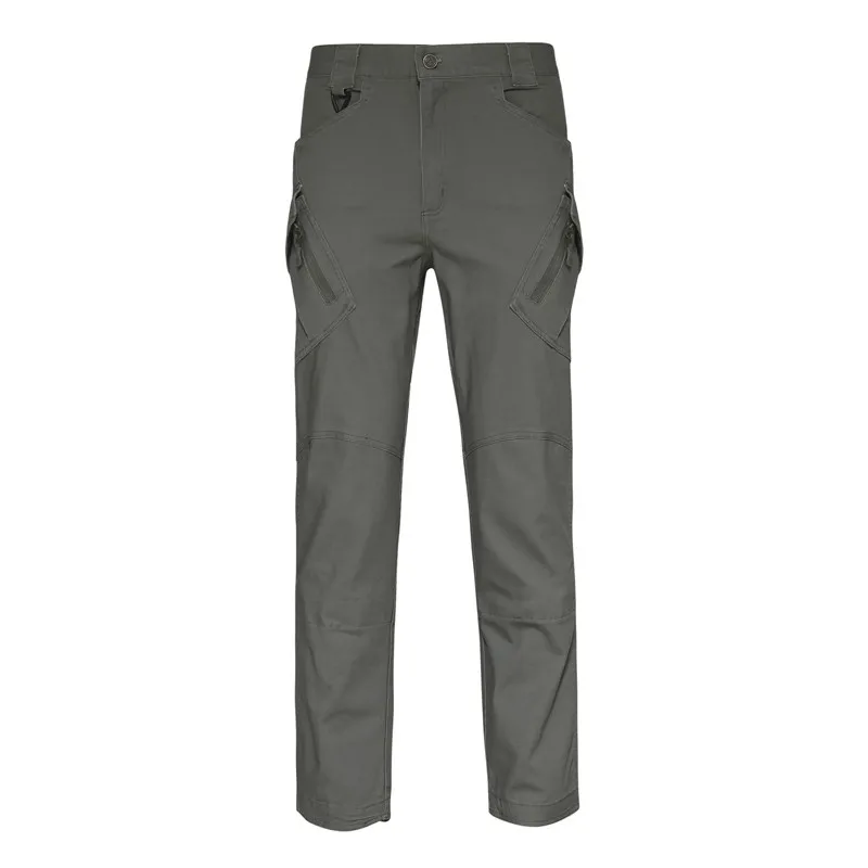 Men Cargo Pants IX9 Loose Outdoor Multi-pocket Overalls Cotton Stretch Camping Full Trousers Mans Simple Clothes