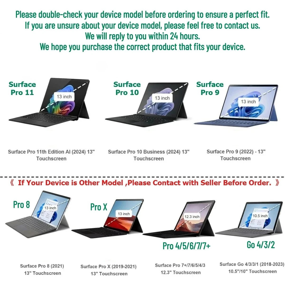 Premium Soft TPU & PU Leather Protective Sleeve Bag