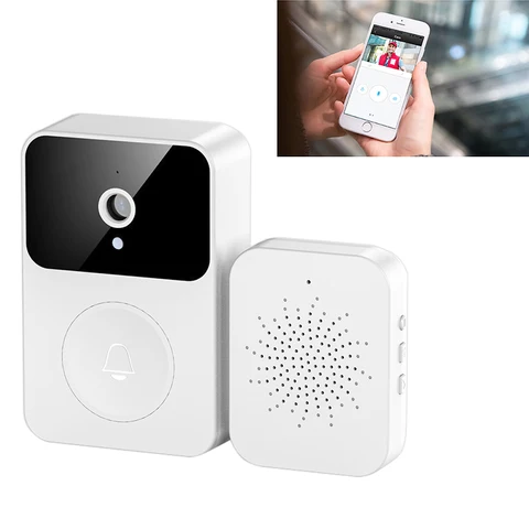 Wireless WiFi Video Doorbell Home Security Door Bell Monitor Camera HD IR Night Vision Remote Intercom Alarm Door Phone