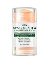 Refreshing 24 - Hour Green Tea & Aloe Vera Underarm Deodorant - Odor Control & Skin Nourishment - One Bottle