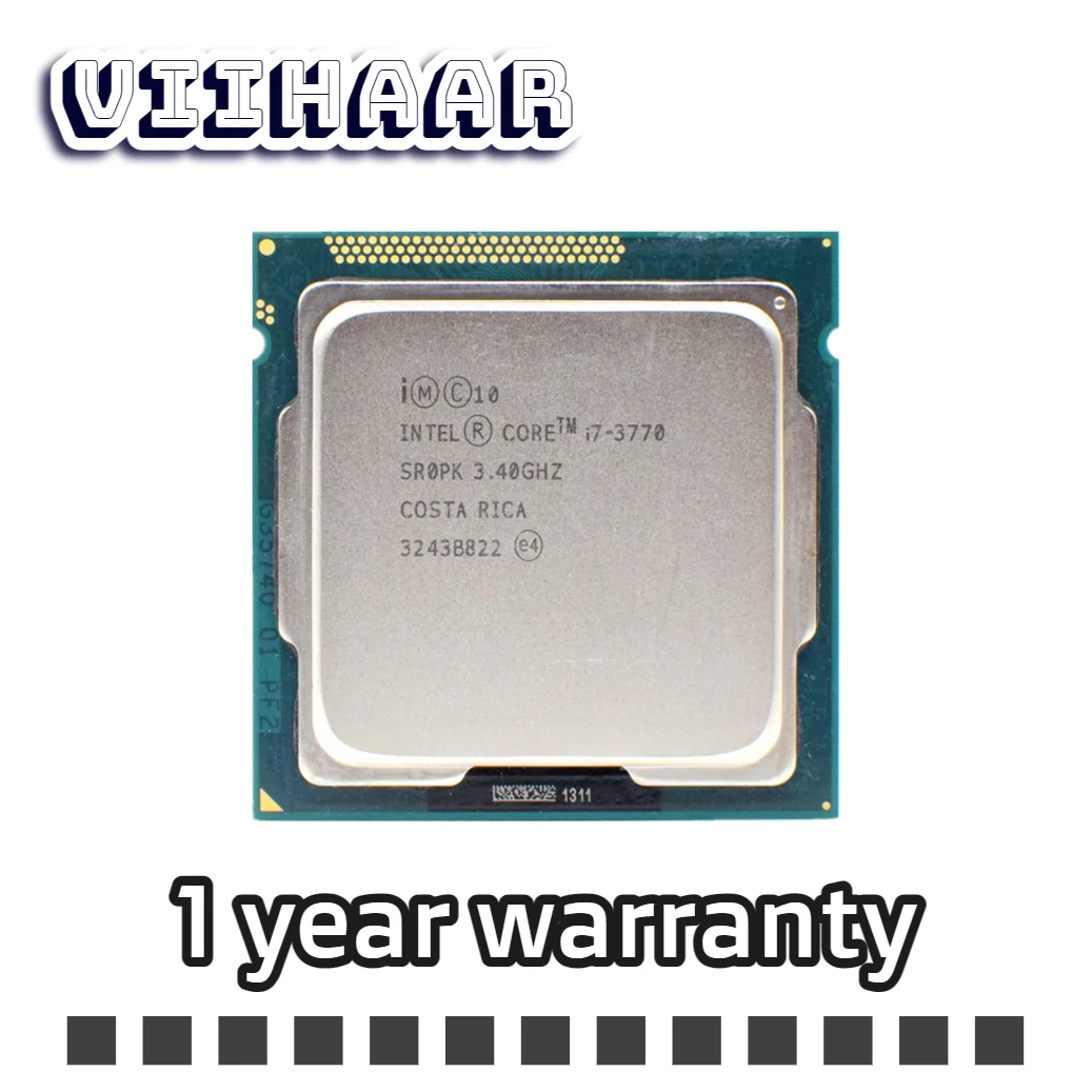 Processeur Intel Processeur Core I7-3770 3.40GHz SR0PK FCLGA1155 8Mo