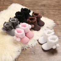 Winter Snow Baby Boots Newborn Warm Booties Soft Sole First Walkers Shoes for Baby Girls Infant Shoes Toddler 0-18Months 1