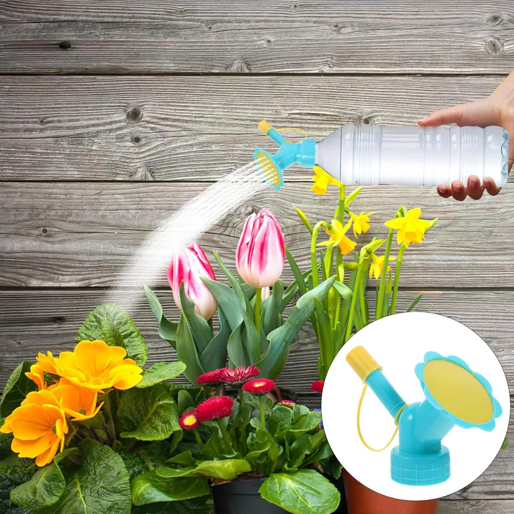 Plant Waterer 2 In 1 Watering Nozzle Sun Flower Automatic Waterer for Gardening