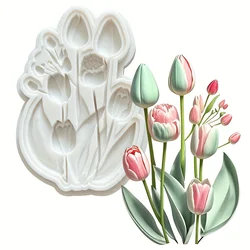 Floral Silicone Mold for Home Decor and Crafting (Flower)