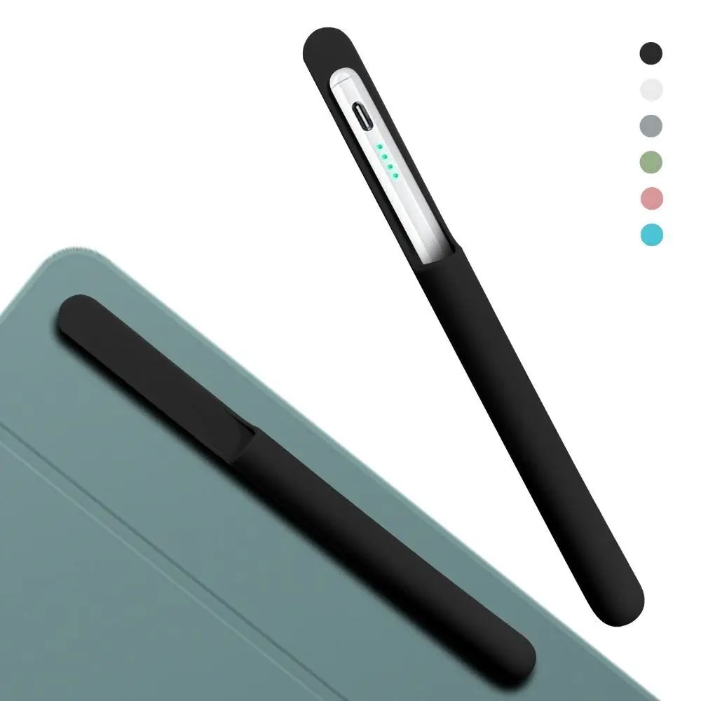 Silicone Self-Adhesive Stylus Holder - Flexible & Anti-Loss Protective Sleeve