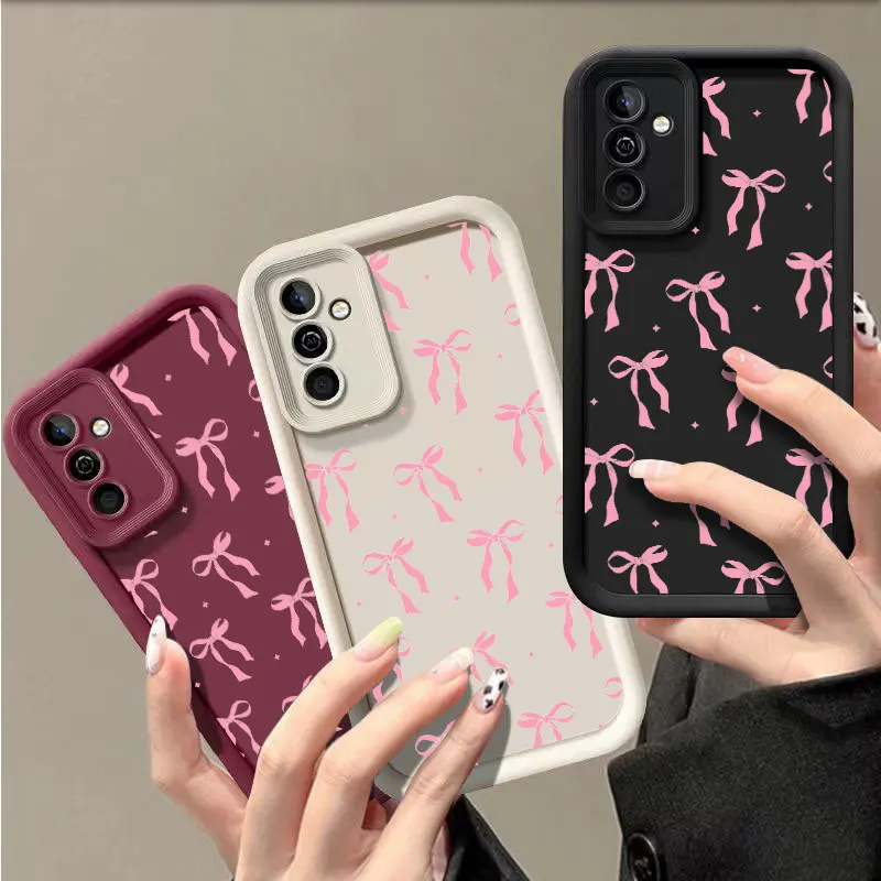 Chic Bow Aesthetic Shockproof Soft Phone Case Cover