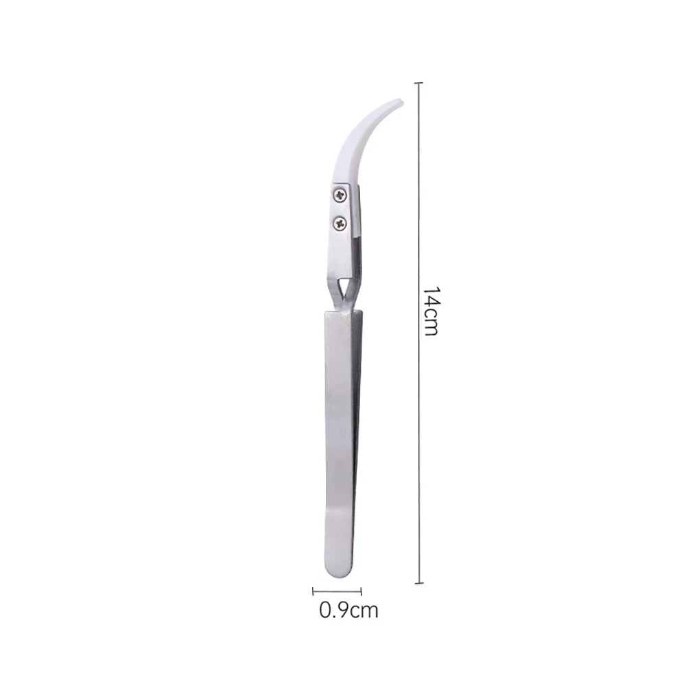 Ceramic Tipped Stainless Steel Heat-Resistant Precision Tweezers