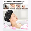 Reusable 3-Layer Waterproof Shower Cap | Extra Large | Adjustable Womens Cap | Perfect for Girls Ajdustable bonnet Bonnet Bonet 3