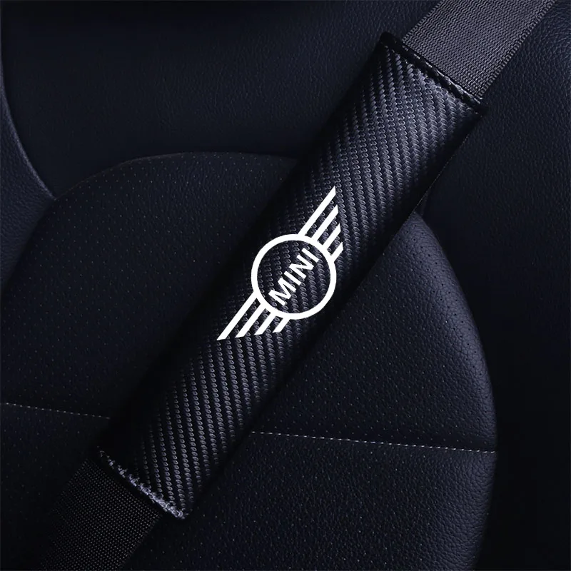 Safety Belt Shoulder Pad Cushion Protector For Mini Cooper S R55 R56 R50 R53 R60 F55 F56 Countryman Accessories Decoration