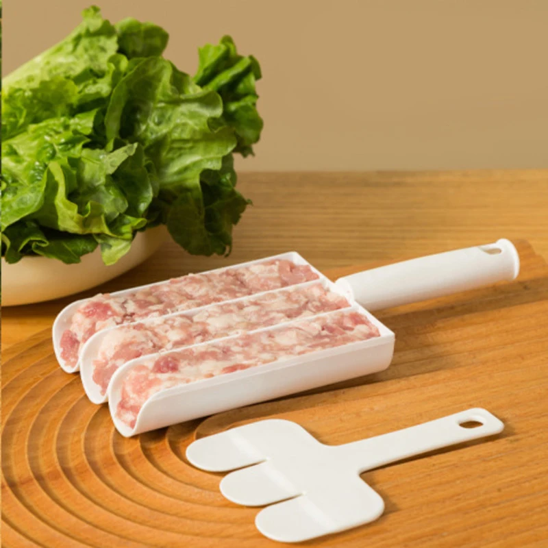 Creative Kitchen Triple Meatball Maker Useful Meatball Maker Machine Fish Ball Set DIY Home Cooking Tool Kitchen Accessories