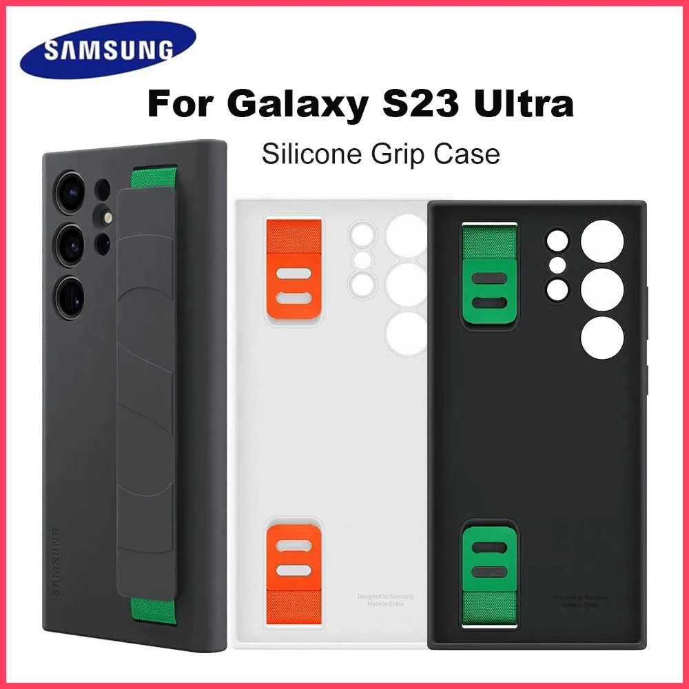 【新品】Galaxy S23 Silicone Grip Case Samsung - Galaxy S23 Silicone Grip Case - Black | eBay