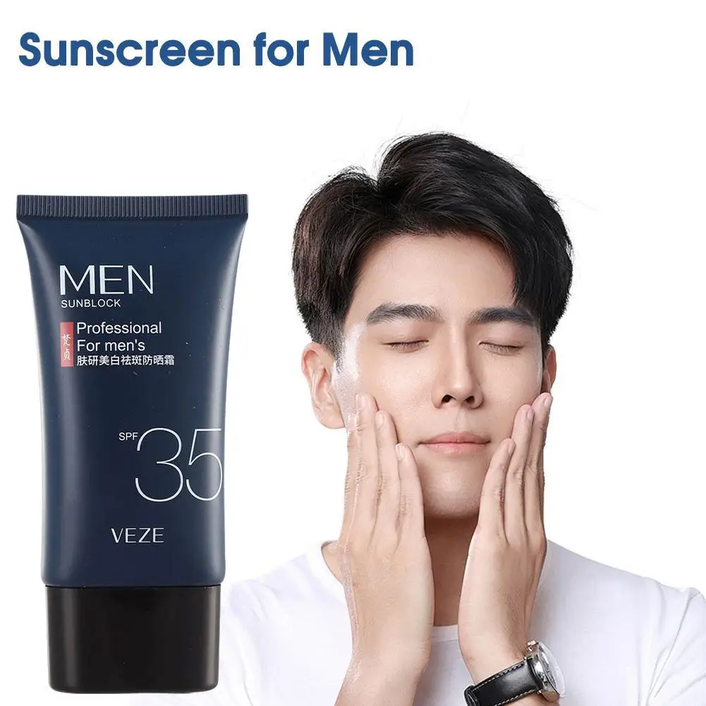 

Sunscreen UV Protection SPF 35+ 40g Moisturizing And Lubricating Skincare Cream Un Block Isolation Man Cosmetics