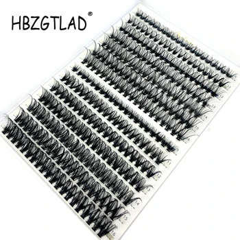 인조 밍크 개별 속눈썹, 자연스러운 두꺼운 속눈썹, 메이크업용 속눈썹 연장, 30D, 40D 가짜 속눈썹, 1 박스/280 묶음