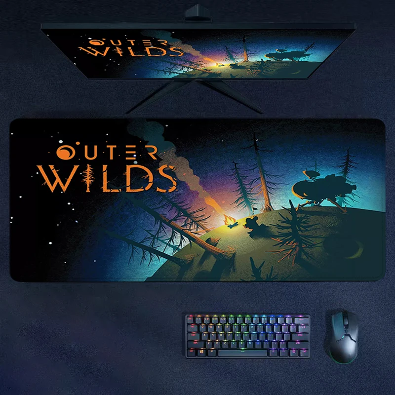 MousePadOuterWildsRubberLockingEdgeKeyboardMatMousepadLarge