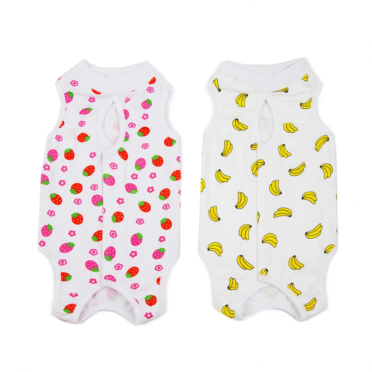 Cat Weaning Sterilization Suit Small Dog Cats Jumpsuit Anti-lick Recovery Clothing After Surgery Cute Print Pet Care Clothes Pet Clothes