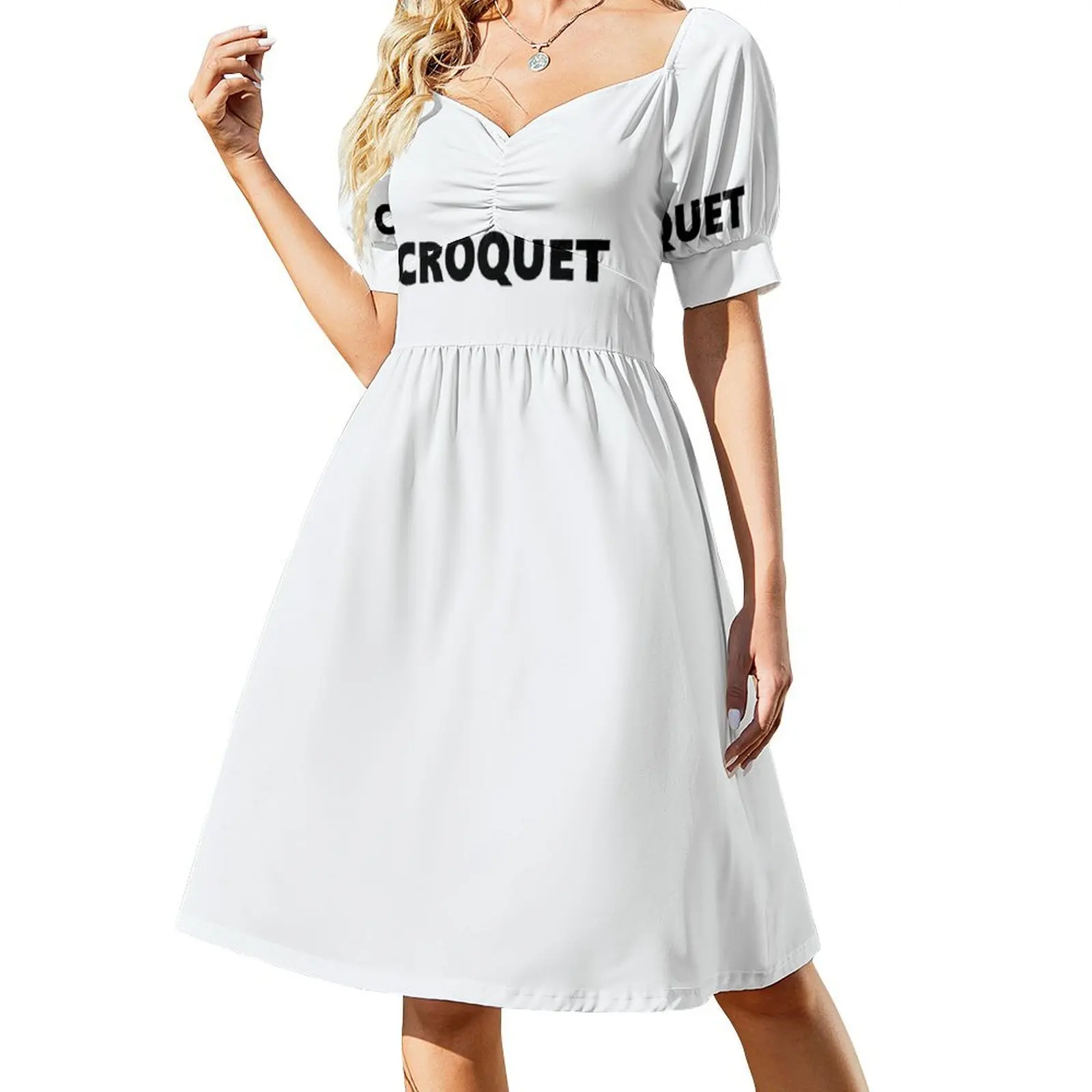 

CROQUET Sleeveless Dress chic and elegant evening dress luxury dresses