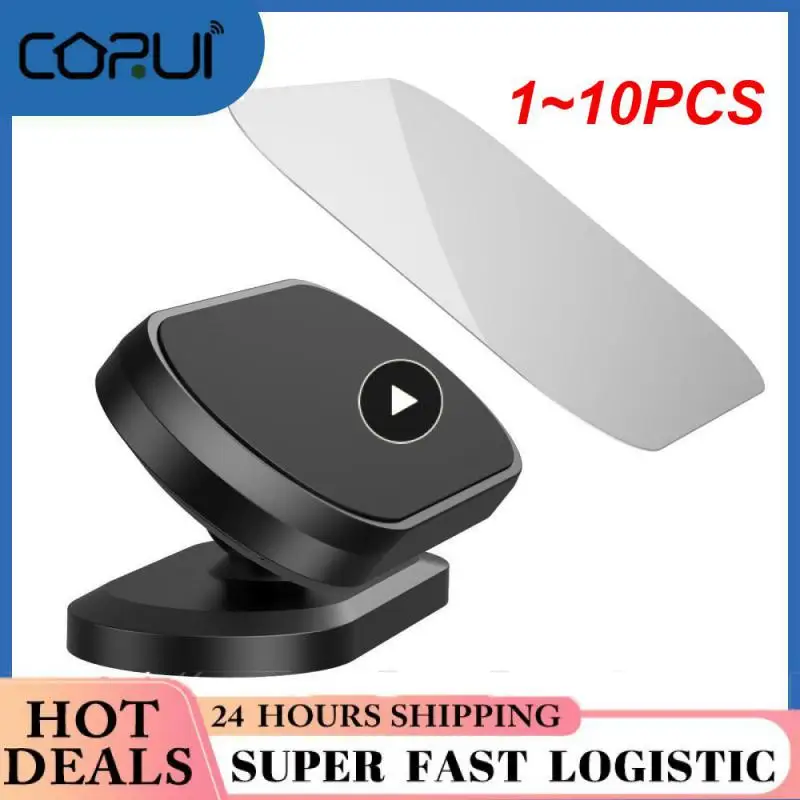 

1 ~ 10 шт., автомобильный магнитный держатель для телефона, вращающийся на 360 градусов мини-держатель в форме полосы для металла, сильный магнит, автомобильное крепление для GPS