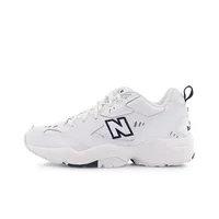 New Balance NB 608 V1 Chaussures décontractées basses confortables d'inspiration rétro à bout rond pour femme en blanc WX608WT(B) 1