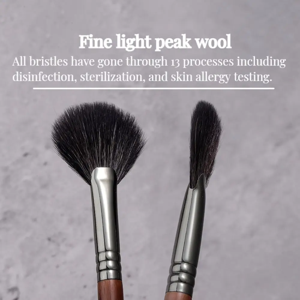 Description Picture 5 of itemGoat Hair V Face Face Bronzer Maquillaje Partial Contour Brush Loose Powder Brush Highlighter Brush Makeup Brush Blush Brush