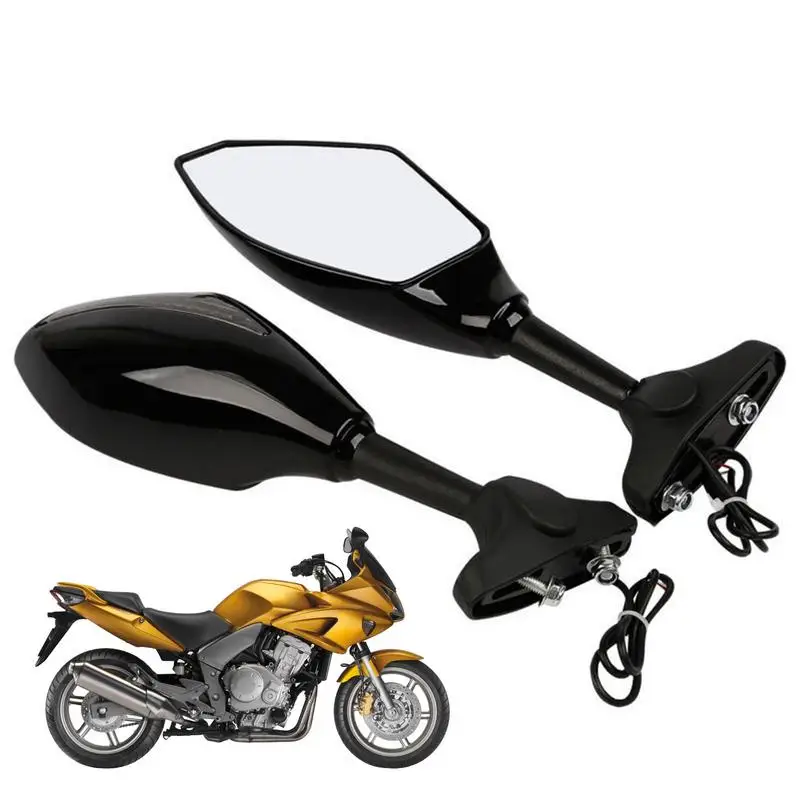 

Universal Rear View Mirror Handlebar Mount Rearview Mirror Durable ForHonda Street Cars