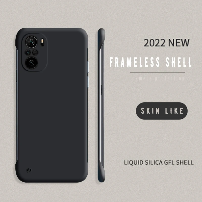 Einfache schlanke dünne Matte Handyhülle für XIAOMI Mi 12 11 Ultra 11T 9 9T 10 10S 10T Lite Pro Bumper Poco F3 Rimless Co_voghion.com