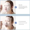 200PCS Wet Cotton Stretch Disposable Water Saving Cotton Pad Portable Makeup Removal Cotton Piece Breathable Facial Mask Paper 2