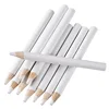 100pcs 8.5cm Wood Nail Art Wax Pencil Rhinestones Gem Picker pen Crystal Dotting Tools Manicure Decorations White NAB061 4